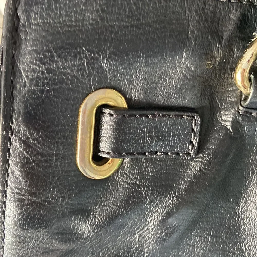 Michael Kors vintage black and gold details shoulder bag EUC